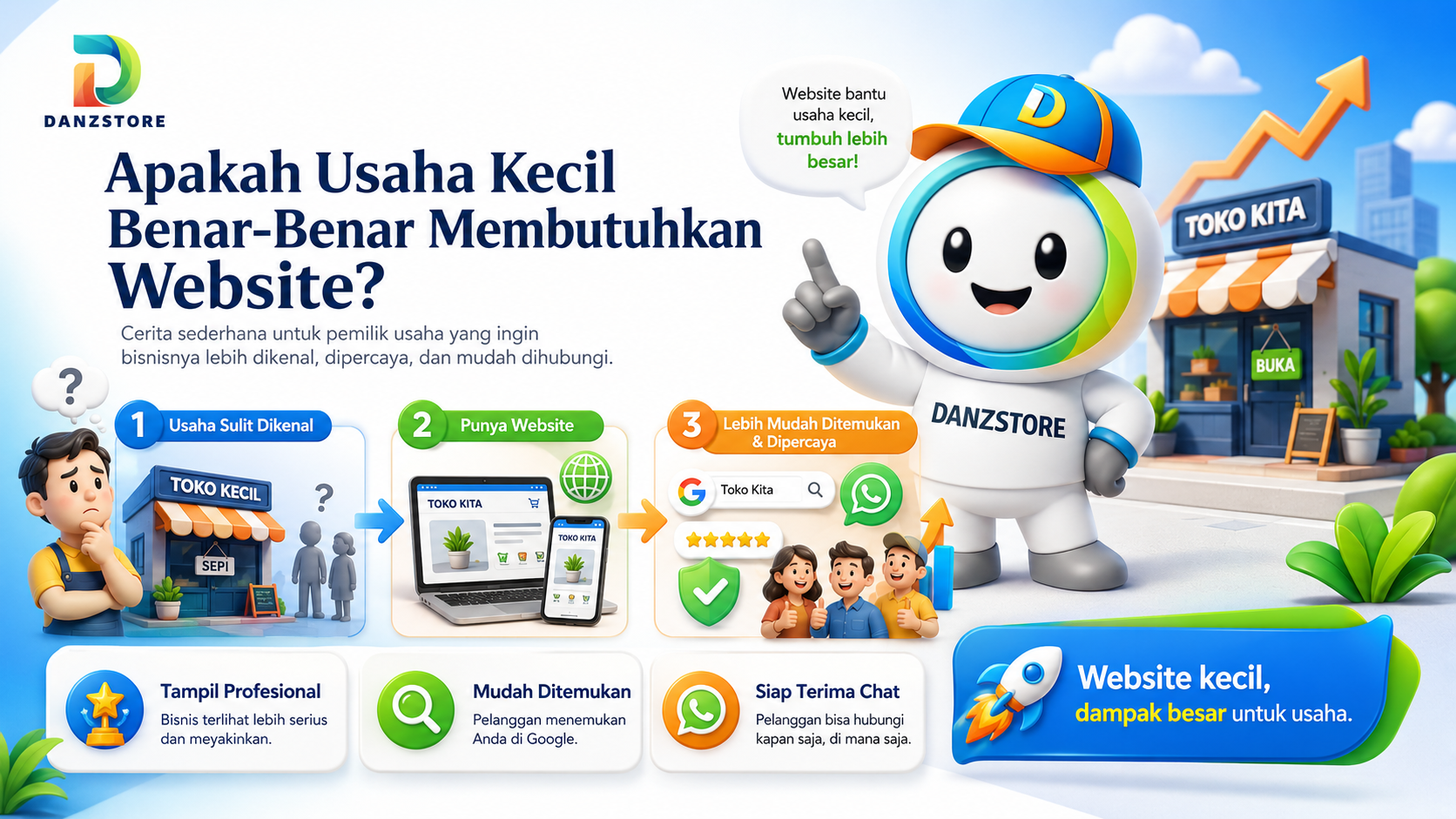 Apakah Usaha Kecil Benar-Benar Membutuhkan Website?
